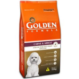 Ração Golden Cães Adultos Raças Pequenas De Carne/Arroz 15Kg - 1 Ração Golden Cães Adultos Raças Pequenas De Carne/Arroz 15Kg - 1