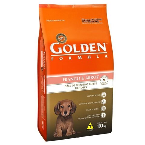 Ração Golden Filhote Mini Bits Frango 10kg Cães Pequenos