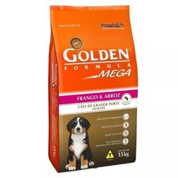 Ração Golden Mega Cães Filhotes Raças Grandes 15 Kg - 1