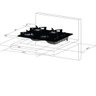 Fogão Cooktop Fit Line 4 Bocas Gás Mesa Vidro Fischer Preto 26342-57175 - 8