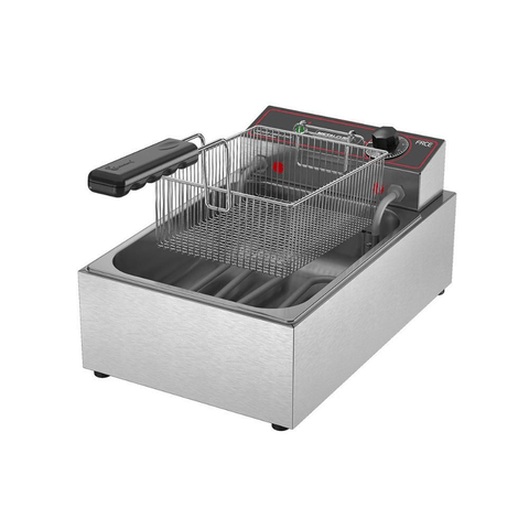 Fritadeira Elétrica 3 L com 1 Cuba 2.700 W 220 V Metalcubas Mtc0100