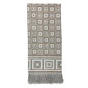 Ver imagem 4 de Xale Manta Sofá Protetora Decorativa Luxo Dupla Face Jacquard 1,40x1,70m Cairo Bege