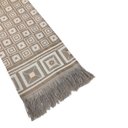Ver imagem 3 de Xale Manta Sofá Protetora Decorativa Luxo Dupla Face Jacquard 1,40x1,70m Cairo Bege