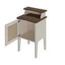 Ver imagem 7 de Mesa de Apoio Retangular Artely Charlote 4518 Pinho/Off White