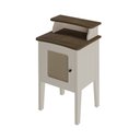 Ver imagem 5 de Mesa de Apoio Retangular Artely Charlote 4518 Pinho/Off White