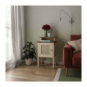 Ver imagem 6 de Mesa de Apoio Retangular Artely Charlote 4518 Pinho/Off White