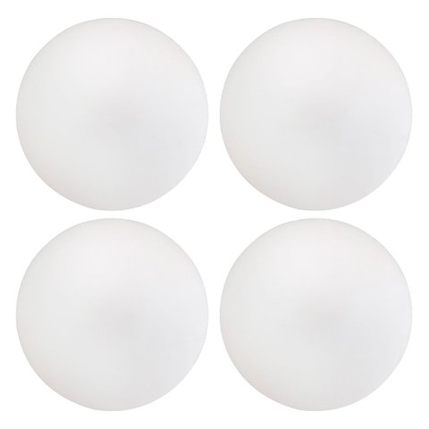 Kit 04 Assentos Redondo Banqueta Cadeira Estofados Poltronas H02 Corino Branco 30 cm - Lyam Decor As