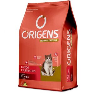Ração Origens Para Gatos Castrados Sabor Frango 3 Kg