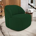 Ver imagem 2 de Kit 02 Poltronas Decorativas Kaya Orgânica Bouclê Verde - Desk Design
