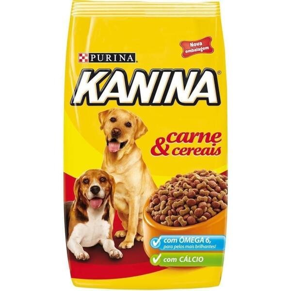 Ração Para Cães Kanina Adulto Carne E Cereais 15 Kg - Purina