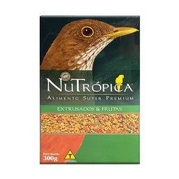 Ração Nutropica Sabia e Passáro Preto Frutas 300g - 2 Ração Nutropica Sabia e Passáro Preto Frutas 300g - 2