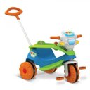 Ver imagem 1 de Triciclo Velobaby Passeio e Pedal Azul Brinquedos Bandeirante