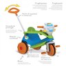Triciclo Velobaby Passeio e Pedal Azul Brinquedos Bandeirante - 4