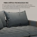 Ver imagem 6 de Sofá Cama Retrátil em Madeira Eucalipto e Veludo 220cm Creta