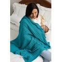 Ver imagem 4 de Manta Tricô Pombom Carlan