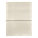 Ver imagem 2 de Cabeceira Cama Box Reta Solteiro 90cm Luna Corino C/frame Bege
