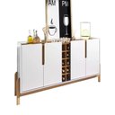 Ver imagem 1 de Buffet Lizz 190 Cm Cor:branco/cedro