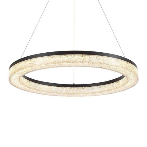 Lustre Pendente Astraled Kiwo Pl-9750 Preto Led Bivolt