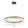Lustre Pendente Astraled Kiwo Pl-9750 Preto Led Bivolt - 3