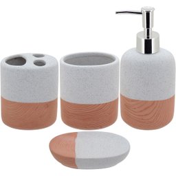 JG BANHEIRO CERÂMICA BRANCO 4PÇ - 1