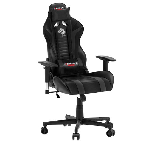 Cadeira Gamer Black Hawk Relinável Preto - Elg