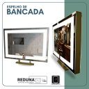 Ver imagem 7 de Espelho Retangular 50x70 Iluminado Led 3 Cores Bancada Duplo