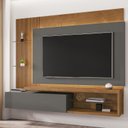 Ver imagem 2 de Painel Sala Copacabana para Tv até 65 Polegadas Naturale/titanium/ripado