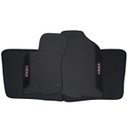 Ver imagem 2 de Tapete Borracha Strada Cabine Dupla 2021 À 2025 Preto Pvc Logo Bordado Jogo 3 Peças