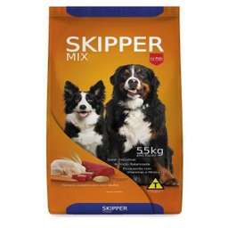 Ração Le Pets Skipper Cães Adultos Mix 5,5kg - 1 Ração Le Pets Skipper Cães Adultos Mix 5,5kg - 1