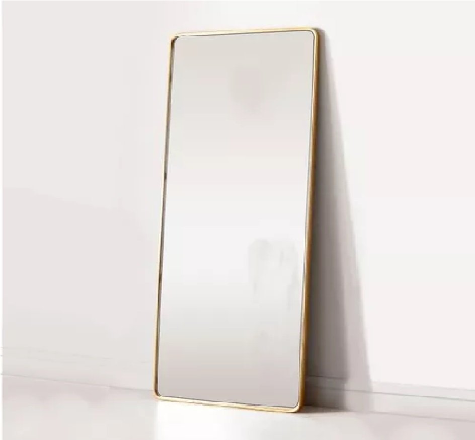 Espelho Retangular Moldura em Alumínio 170cm X 60cm E14 Grande Corpo Inteiro Dourado é ruim? Espelho Retangular Moldura em Alumínio 170cm X 60cm E14 Grande Corpo Inteiro Dourado é boa?