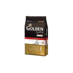 Ração Golden Gatos Adultos sabor Carne 3kg - Premier Pet - 1