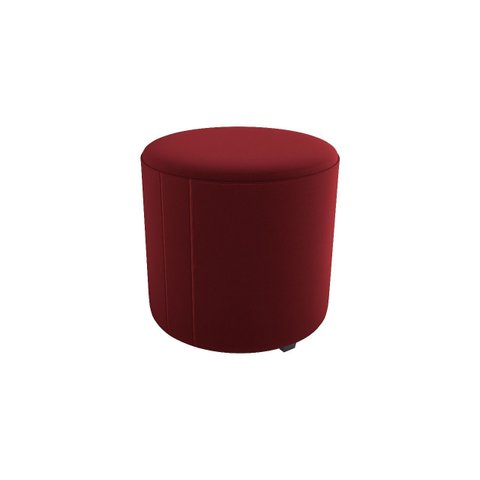 Puff Decorativo Copenhage Veludo Vinho E-432