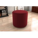 Ver imagem 2 de Puff Decorativo Copenhage Veludo Vinho E-432