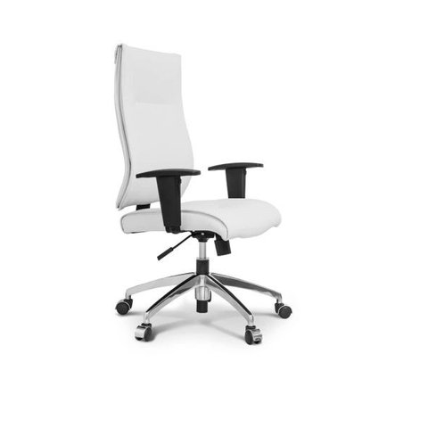 POLTRONA PRESIDENTE INFINITY STAR GIRATÓRIA BRANCO MARTIFLEX