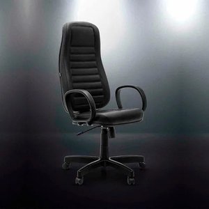 poltrona presidente extra giratória COURISSIMO GOMADA PRETA