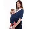 Canguru Bebê Infantil 3,5Kg a 16Kg Segurança Wrap Sling Kababy - Jeans - 3