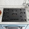 Cooktop 5 Bocas Preto com Mesa de Vidro Atlas U Top Bivolt - 2