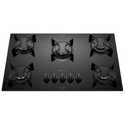 Cooktop 5 Bocas Preto com Mesa de Vidro Atlas U Top Bivolt - 1 Cooktop 5 Bocas Preto com Mesa de Vidro Atlas U Top Bivolt - 1