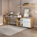 Ver imagem 2 de Escrivaninha Flex - Olmo/branco 6371