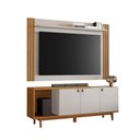 Ver imagem 2 de Conjunto para Sala Rack Nt1380 e Painel Nt1375 Ripado Off White-freijó Notável Móveis Off White-