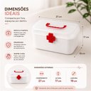 Ver imagem 3 de Maleta para Primeiros Socorros Elloplas Maleta Grande com Bandejas 27cm