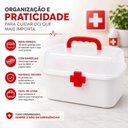 Ver mais imagens de Maleta para Primeiros Socorros Elloplas Maleta Grande com Bandejas 27cm