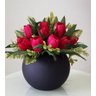ARRANJO DE FLORES ARTIFICIAL TULIPAS COM VASO 9520 - 3