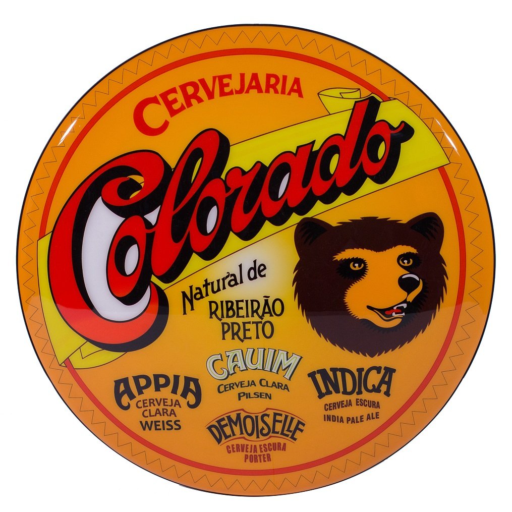 Luminoso de Parede Cerveja Colorado Retrô Vintage para Bar, Garagem, Churrasqueira, Espaço Gourmet