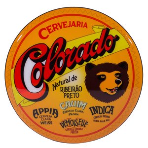Luminoso de Parede Cerveja Colorado Retrô Vintage para Bar, Garagem, Churrasqueira, Espaço Gourmet