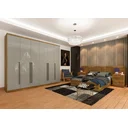 Ver imagem 1 de Guarda-Roupa Casal 6 Portas 8 Gavetas Sevilla Tcil Móveis