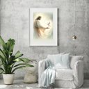 Ver imagem 2 de Quadro Decorativo Jesus e o Espírito Santo - 60x48cm:madeira Branca