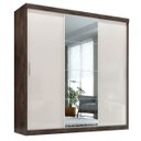 Ver imagem 5 de Guarda-roupa Casal 3 Portas de Correr com Espelho e 2 Gavetas Paris