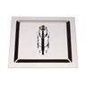 Ducha de Inox Quadrada 20x20 Cm de Parede Cromada Braço Quadrado Pex - 7