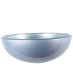 Cuba Vidro de Apoio Prata 30cm Para Banheiro - 1